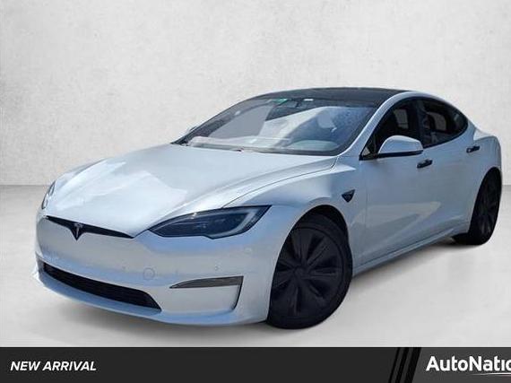 TESLA MODEL S 2022 5YJSA1E57NF477954 image